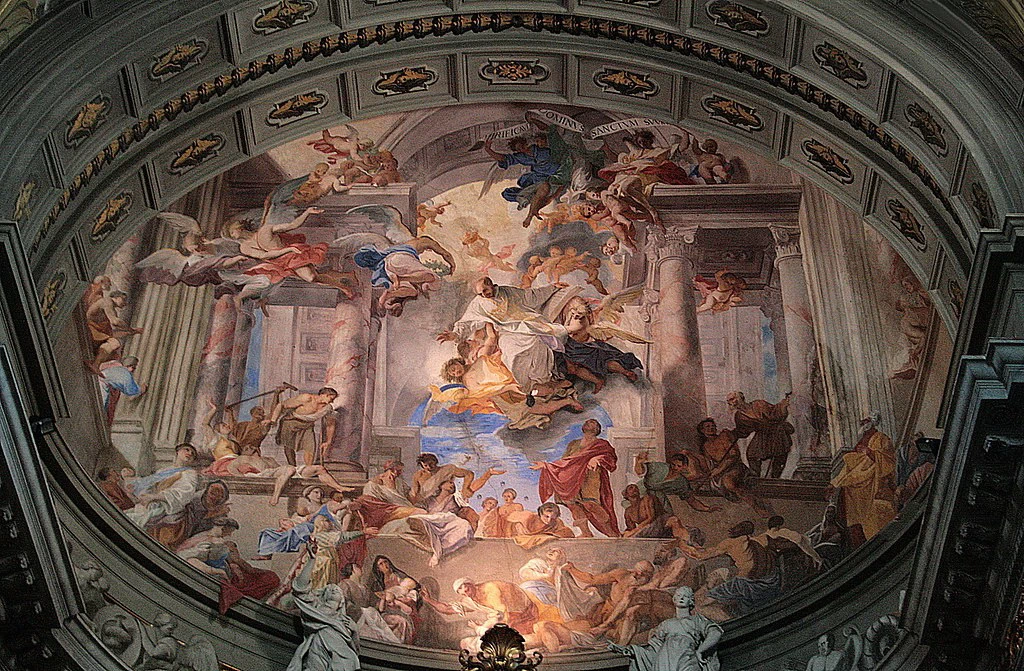 San Francesco Saverio in gloria - G.Battista Gaulli, il Baciccio